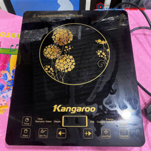 Bếp Điện Từ Kangaroo Cũ Mặt Kính Hoa Văn