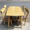Bộ Bàn Ăn Mango 4 Ghế 1m2 Cũ