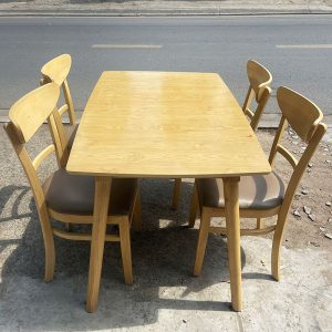 Bộ Bàn Ăn Mango 4 Ghế 1m2 Cũ