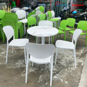 Bộ Bàn Ghế Cafe Hankyo Cũ Gồm 5 Món