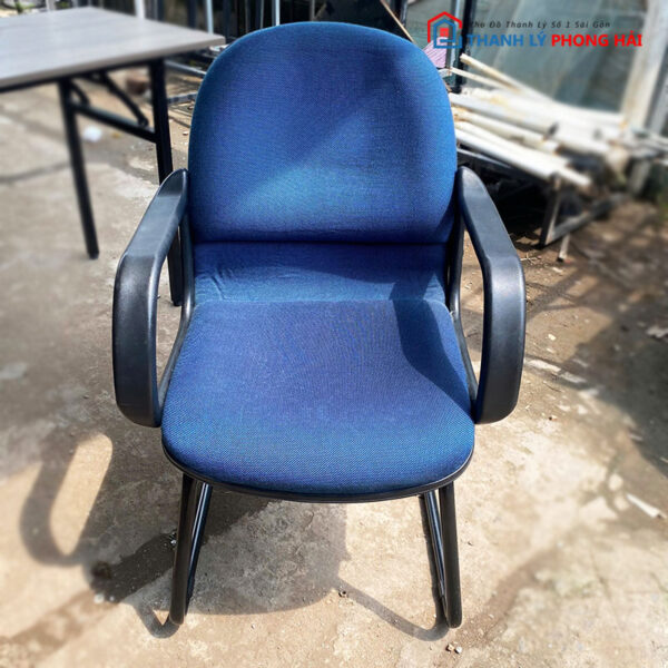 Ghế Chân Quỳ Đệm Nỉ Xanh Cũ