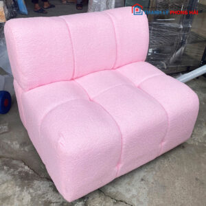 Ghế Sofa Bông Màu Hồng 90cm Cũ