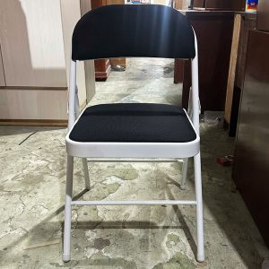 Ghế Xếp Màu Đen Đệm Simili Cũ