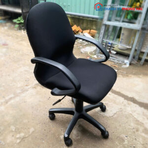 Ghế Xoay Lưng Trung Đệm Nỉ lưng bầu nhỏ