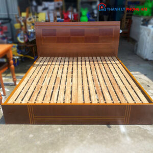 Giường Ngủ MDF 1m8 Cũ Đầu Giường Cao