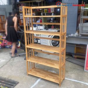 Kệ Gỗ 80cm Cũ Gồm 6 Tầng Giá Rẻ
