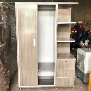 Thanh Lý Tủ Áo Lùa Nhựa Cao Cấp Kèm Kệ 1m2 Mới 99%