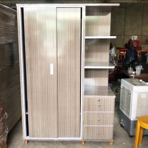 Thanh Lý Tủ Áo Lùa Nhựa Cao Cấp Kèm Kệ 1m2 Mới 99%