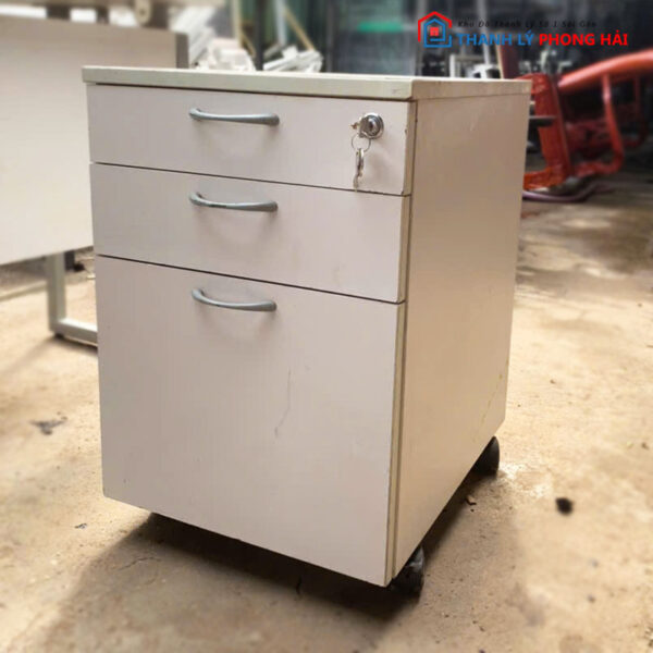 Tủ Cabin 40cm Đựng Hồ Sơ Cũ màu kem nhạt
