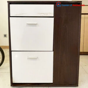 Tủ Giày Dép Cánh Lật Cũ Nhiều Ngăn 1m