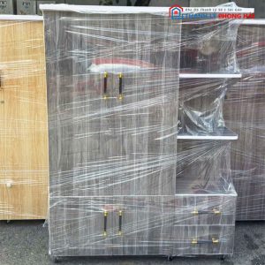 Thanh Lý Tủ Quần Áo 1m25 Kèm Tủ Trưng Bày Mới 99% (Nhiều Màu)