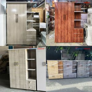 Thanh Lý Tủ Quần Áo 1m25 Kèm Tủ Trưng Bày Mới 99% (Nhiều Màu)