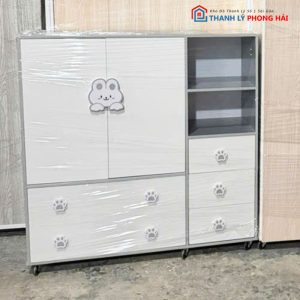 Thanh Lý Tủ Quần Áo Nhựa 1m Cho Bé Dễ Thương Mới 99% (Nhiều Màu)