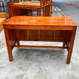 Bàn Giáo Viên Gỗ Tự Nhiên Có Bửng 1m2 Cũ