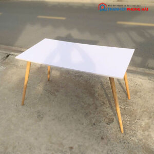 Bàn Làm Việc Chân Gỗ 1m2 Cũ