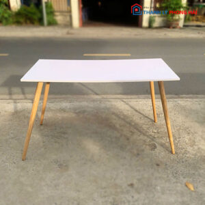 Bàn Làm Việc Chân Gỗ 1m2 Cũ