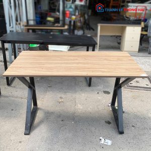 Bàn Làm Việc Chân Sắt Chữ K 1m2 Cũ