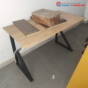 Bàn Làm Việc Chân Sắt Chữ K 1m2 Cũ