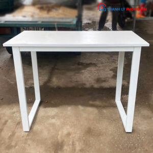 Bàn Làm Việc Cũ 1m Mặt Trắng Chân Chữ U