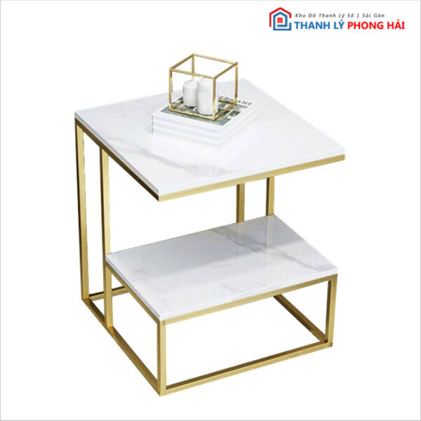 Thanh Lý Bàn Sofa Tab Mặt Đá 40cm Mới 99%