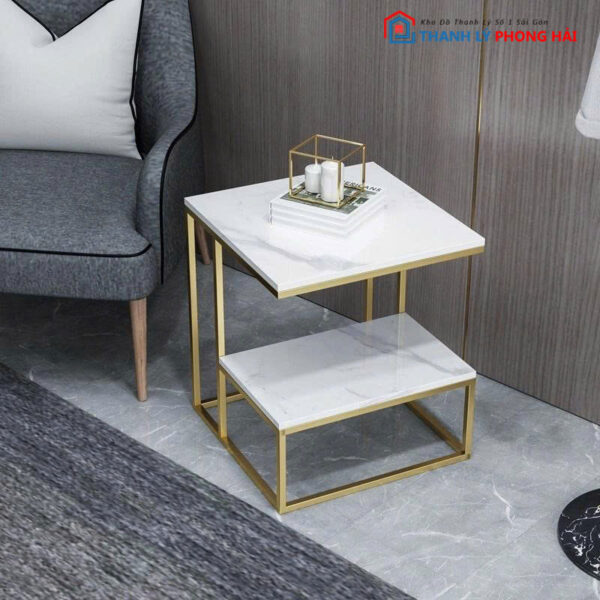 Thanh Lý Bàn Sofa Tab Mặt Đá 40cm Mới 99%