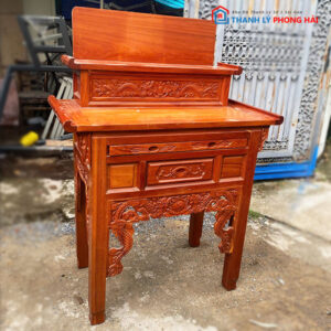 Bàn Thờ Gõ Đỏ 2 Tầng 1m07 Cũ