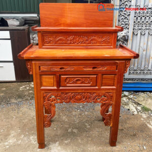 Bàn Thờ Gõ Đỏ 2 Tầng 1m07 Cũ