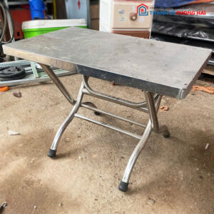 Bàn Xếp Inox 70cm Cũ
