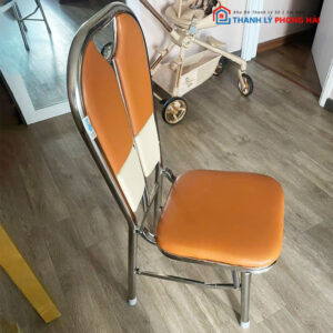 Bộ Bàn Ăn 1m2 Kèm 4 Ghế Đệm Simili Cũ