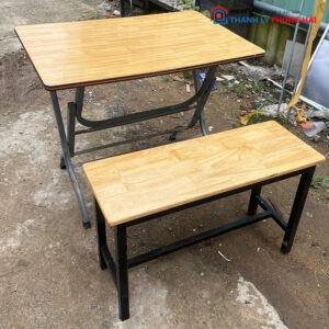 Bộ Bàn Ăn Xếp Gọn 80cm Cũ