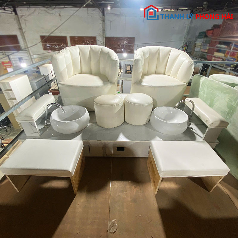 bo-ghe-nail-1m8-mau-trang-1-1 Bộ Ghế Nail 1m8 Màu Trắng Kèm Bồn Rửa Chân