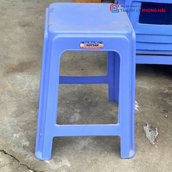 Đôn Ghế Nhựa Duy Tân Cao Màu Xanh Cũ