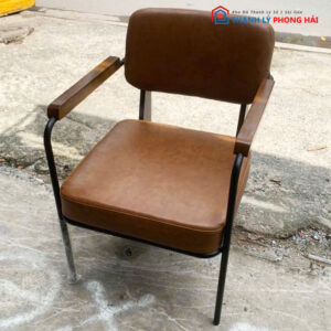 Thanh Lý Ghế Sofa Cafe Đệm Simili Nâu Mới 99%