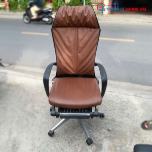 Ghế Trưởng Phòng Da Simili Nâu Cũ