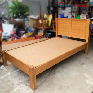 Giường Gỗ Tự Nhiên 1m2 Siêu Bền Chắc Chắn