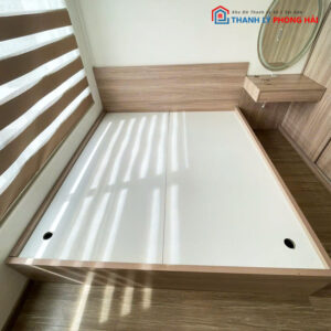 Giường Ngủ MDF 1m8 Cũ Thiết Kế Đơn Giản
