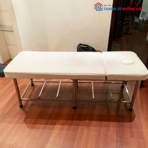 Giường Spa 1m8 Màu Trắng Cũ