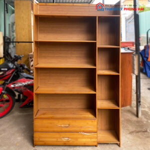 Kệ Gỗ Tự Nhiên 95cm Nhiều Ngăn Cũ