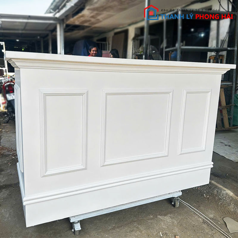 quay-le-tan-1m75-nhieu-ngan-cu-3 Quầy Lễ Tân 1m75 Nhiều Ngăn Cũ