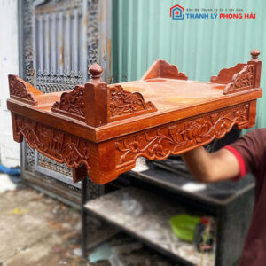 Trang Thờ Gỗ Gõ Đỏ 60cm Cũ