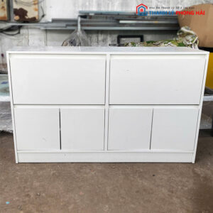 Tủ Giày Dép Gỗ MDF 1m4 Cũ