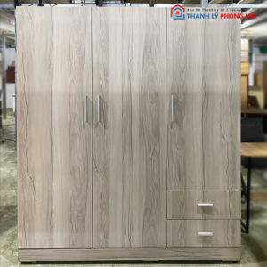 Tủ Quần Áo 1m6 Gỗ MDF 3 Cánh Cũ