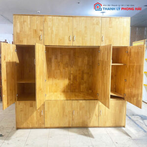 Tủ Quần Áo 2m4 Gỗ Cao Su Cũ