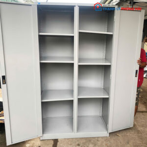 Tủ Sắt Hòa Phát Cũ 1m 2 Cánh 5 Đợt