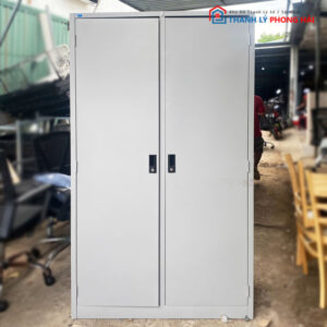 Tủ Sắt Hòa Phát Cũ 1m 2 Cánh 5 Đợt