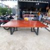 Bàn Họp Mặt Gỗ, Chân Sắt 2m2 Cũ