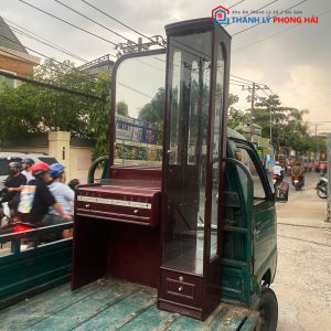 Bàn Trang Điểm Kèm Tủ Kính Trưng Bày Cũ