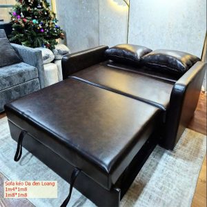 Băng Sofa Bed Bọc Da Gấp Gọn Mới 99% (Nhiều Màu)