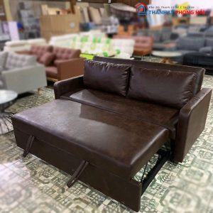 Băng Sofa Bed Bọc Da Gấp Gọn Mới 99% (Nhiều Màu)