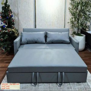 Băng Sofa Bed Bọc Da Gấp Gọn Mới 99% (Nhiều Màu)